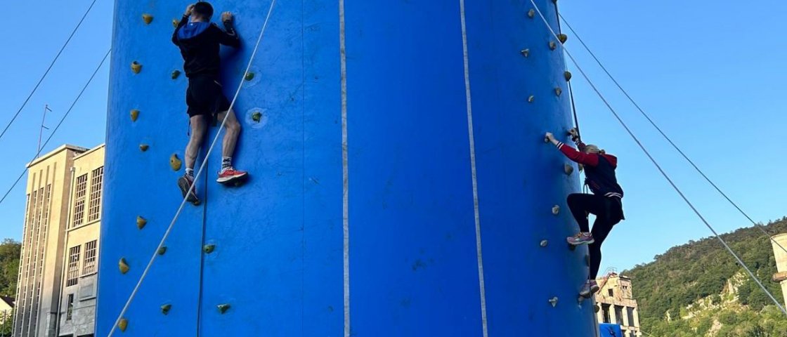 Le Décathlon de la boucle : médaille d’argent pour la team loge.GBM